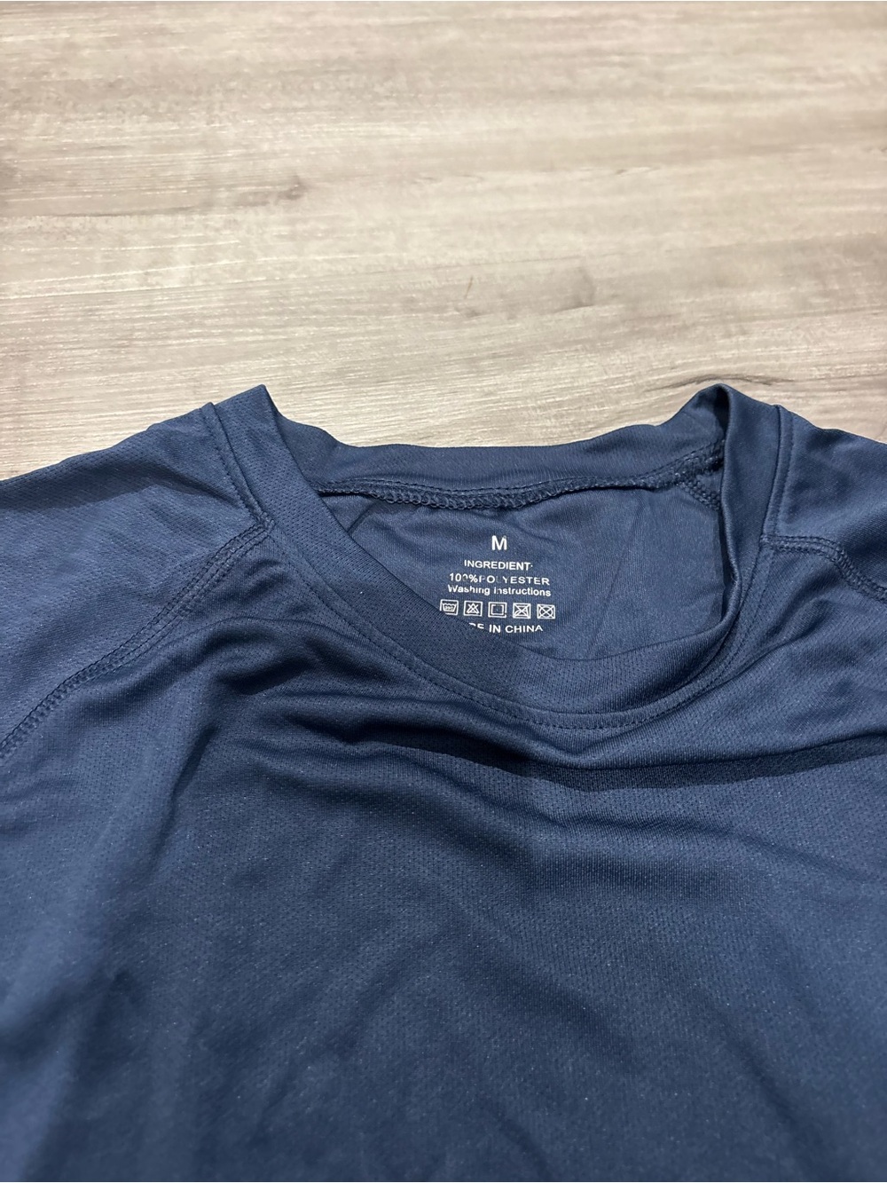 Men's Navy Performance Tee - Picture 2 of 3